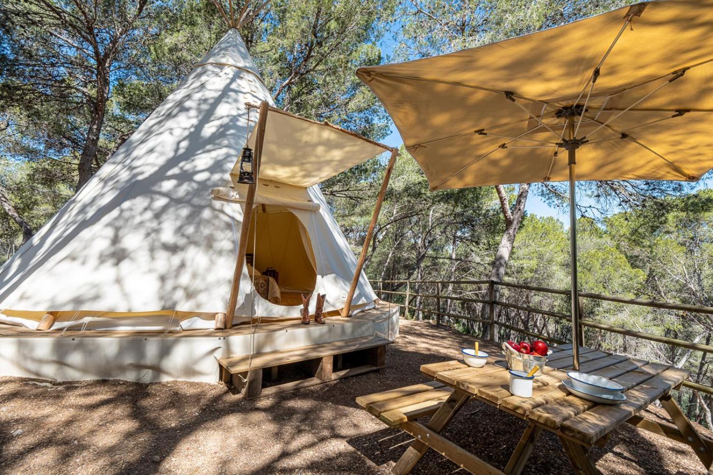 Camping Estival Torre De La Mora Тамарит Екстериор снимка